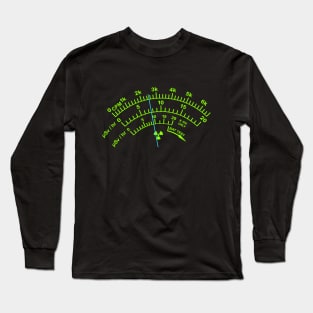 Geiger Counter - radiation meter fun Long Sleeve T-Shirt